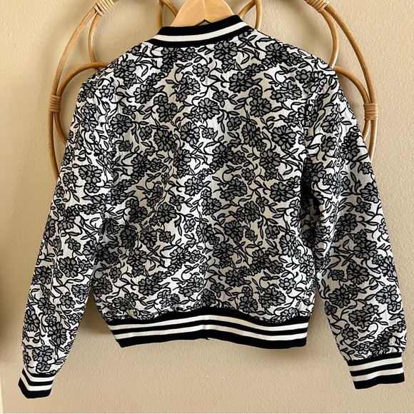 BB Dakota Floral Jacquard Addie Bomber Jacket - Picture 5 of 12